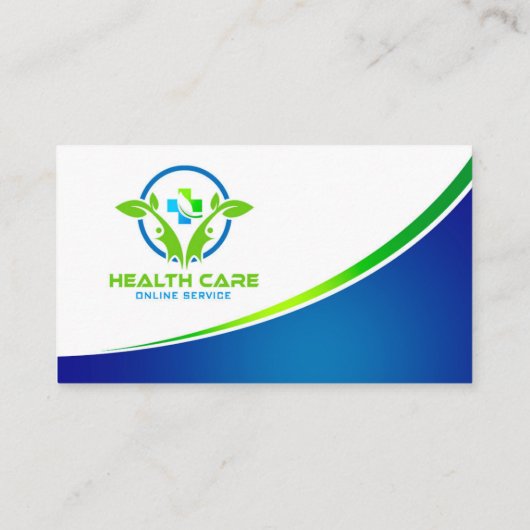 医療プロフェッショナル名刺デザイン  名刺 (裏面)