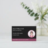 医療プロフェッショナル登録ナース  名刺 (スタンド正面)