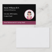 医療プロフェッショナル登録ナース  名刺 (正面/裏面)