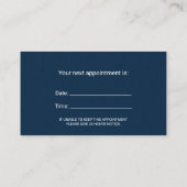 医療プロフェッショナル 予約カード (裏面)