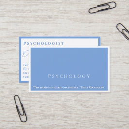 医療プロフェッショナル – 心理学の名刺 名刺