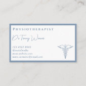 医療プロフェッショナル – 理学療法士事業 名刺 (裏面)