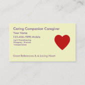 医療ホーム介護者名刺テンプレート 名刺 (正面)