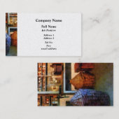 医療ボトルとバスケット – プラチナ 名刺 (正面/裏面)