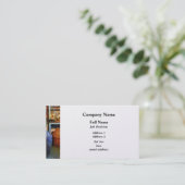 医療ボトルとバスケット – プラチナ 名刺 (スタンド正面)