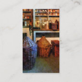 医療ボトルとバスケット – プラチナ 名刺 (裏面)