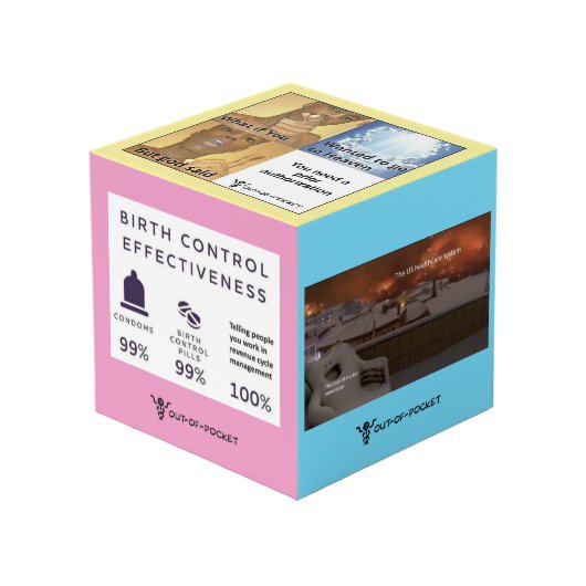 医療ミームフォトキューブ フォトキューブ (正面アングル)