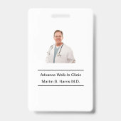 医療事務スタッフ バッジ (裏面)