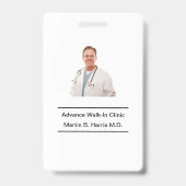 医療事務スタッフ バッジ (正面)