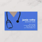 医療介護者/ヒスパニック – アフリカ系アメリカ人 名刺 (正面)