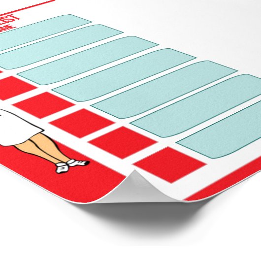 医療作業一覧 ポスター (角)