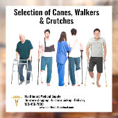 医療供カスタマイズ給キャネズウォーカーズ松葉杖 ウィンドウサイン (シート2)