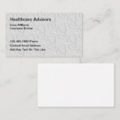医療保険ブローカーの名刺 名刺 (正面/裏面)