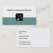 医療保険代理店 名刺 (正面/裏面)