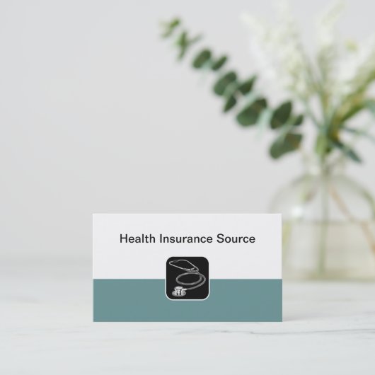 医療保険代理店 名刺 (スタンド正面)