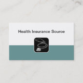 医療保険代理店 名刺 (正面)
