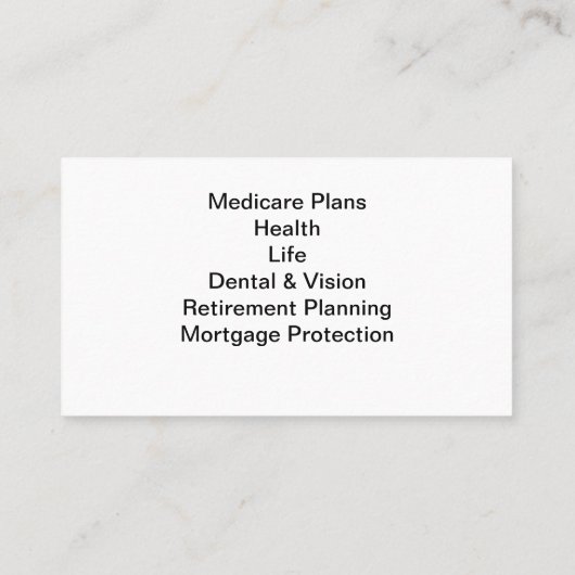 医療保険及び医療保険担当者 名刺 (裏面)