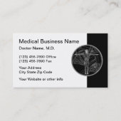 医療保険名刺モダンデザイン 名刺 (正面)