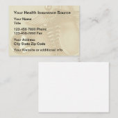 医療保険大規模フォーマット 名刺 (正面/裏面)