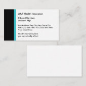 医療保険業務用カード 名刺 (正面/裏面)