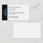 医療保険業務用カード 名刺 (正面/裏面)