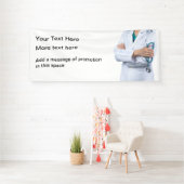 医療健康編集可能プロモーション屋内用バナー 横断幕 (インサイチュ)