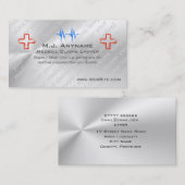 医療債権弁護士銀効果 名刺 (正面/裏面)