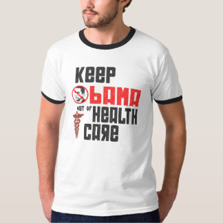 医療制度からオバマを排除しよう メンズTシャツ Tシャツ