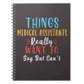 医療助手が本当に贈り物を言いたいこと ノートブック (正面)