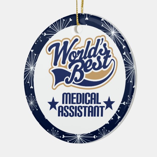 医療助手のギフトのオーナメント セラミックオーナメント (左)