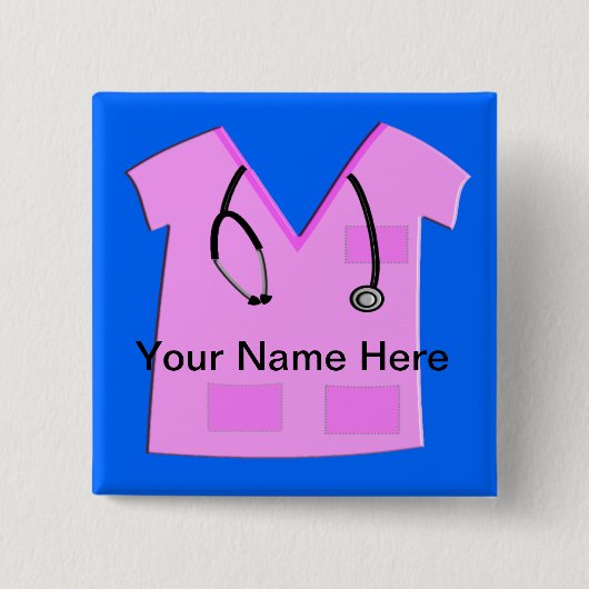 医療助手の名前入りの記章はカスタマイズ可能ピンで止めます 缶バッジ (正面)