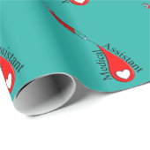 医療助手の血の低下の芸術 ラッピングペーパー (ロールコーナー)