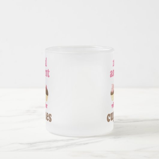 医療助手の(おもしろいな)ギフト フロストグラスマグカップ (中央)