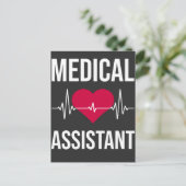 医療助手心看護ハート病院 ポストカード (スタンド正面)