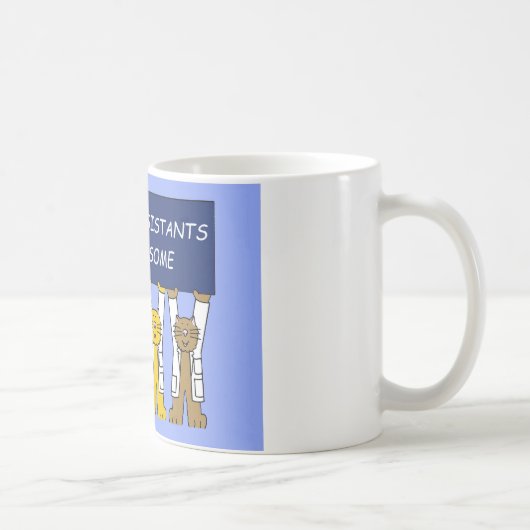 医療助手素晴らし コーヒーマグカップ (右)