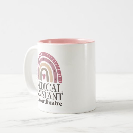 医療助手鑑賞棒宝虹 ツートーンマグカップ (正面左)