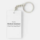 医療助手 キーホルダー (裏面)