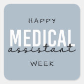医療助手MA週間 |臨床アシスタント スクエアシール (正面)