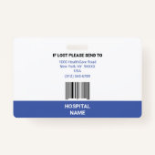 医療医ナース救急医療 バッジ (裏面)