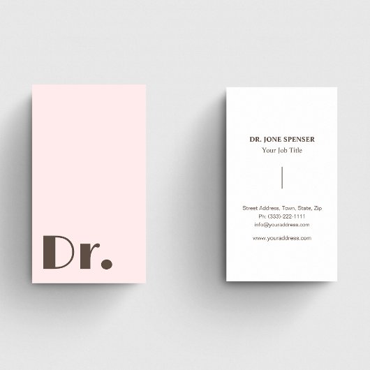 医療医ヘルスケアClean Light Pink 名刺