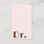 医療医ヘルスケアClean Light Pink 名刺 (正面)