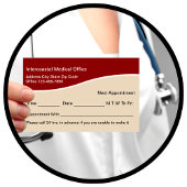 医療医局のアポイントメントカード 予約カード