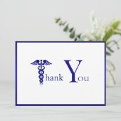 医療医師のナースヒーロー サンキューカード (スタンド正面)