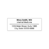 医療医師名専門分野/タイトル差出人住所 セルフインキングスタンプ (デザイン)