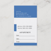 医療医師用名刺 名刺 (裏面)