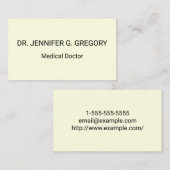 医療医師用名刺 名刺 (正面/裏面)