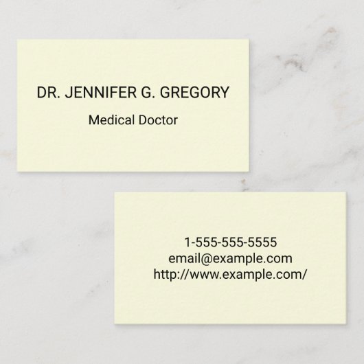 医療医師用名刺 名刺 (正面/裏面)