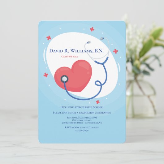 医療卒業 招待状 (スタンド正面)