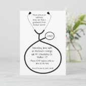 医療又は看護の卒業パーティ招待状 招待状 (スタンド正面)