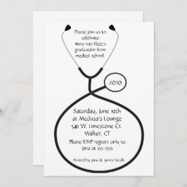 医療又は看護の卒業パーティ招待状 招待状